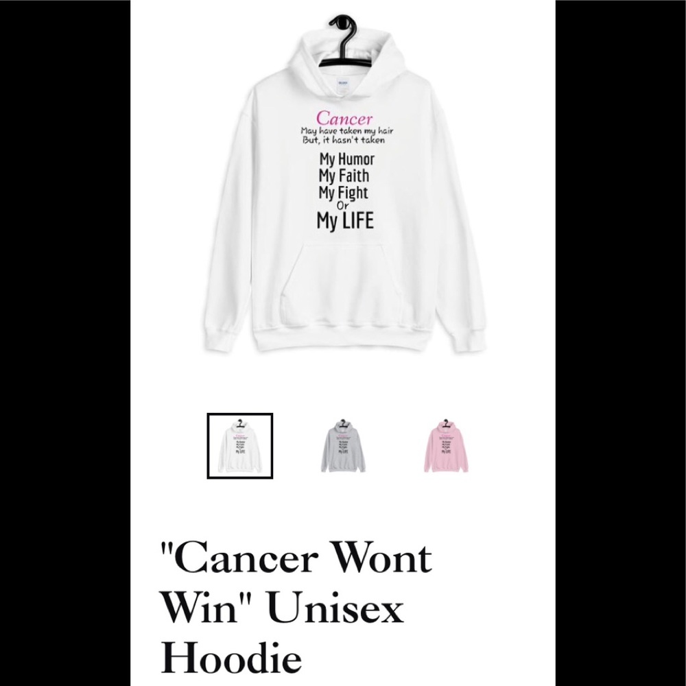 Cancer unisex hoodie Order Today Fast Shipping!!